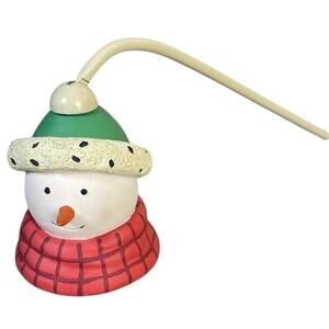 Hallmark Rare Snowman Candle Snuffer Christmas Holidays Collectible